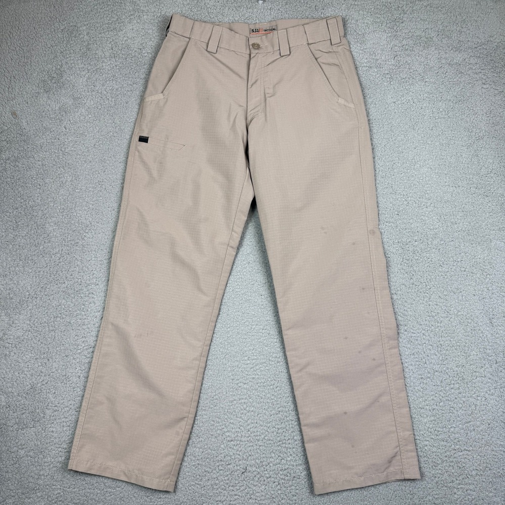 5.11 Tactical Fast Fit‎ Tac Mens 30x30 Beige Work Casual Outdoor Hiking Utility